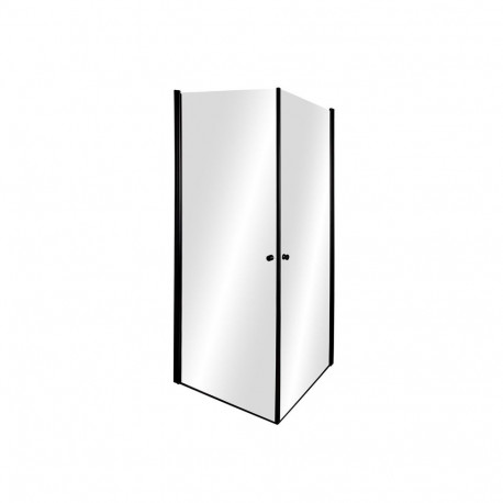 SHOWER CABIN VIKTORIJA 90X90X1900. BLACK