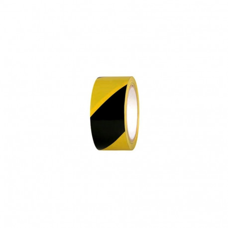 Ohutusteip põrandale, 50mm x 33m, must/kollane (2 tk)