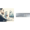 "Cherry KC 6000 SLIM FOR MAC USB silber QWERTZ DE"
