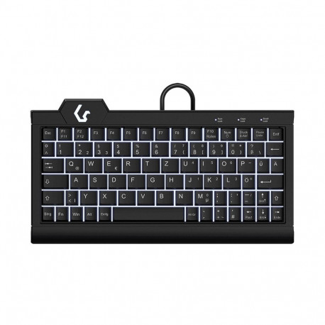 "KeySonic KSK-3010ELC (DE) Super-Mini Backlight schwarz"