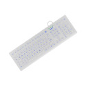 "Keysonic KSK-8031INEL-WH (DE) Industrietastatur weiß"
