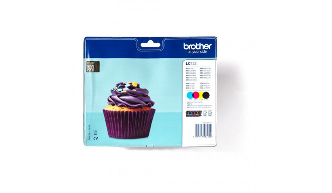 "Brother Tinte LC-123 Value Pack (BK/C/M/Y)"