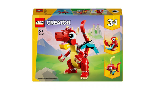 "LEGO Creator Roter Drache 31145"