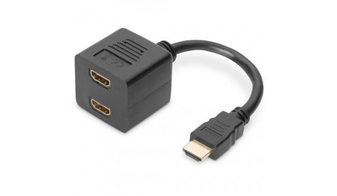 "Digitus HDMI Splitter > 2xHDMI Schwarz"