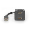 "Digitus HDMI Splitter > 2xHDMI Schwarz"