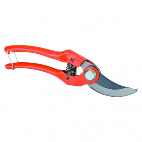 Bypass secateurs with stamped steel handles and angled cutting head 200 mm, max Ø 20mm