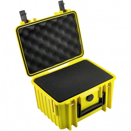 B&W Outdoor Case Type 2000 kollane vahuga sisuga