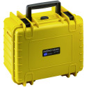 B&W Outdoor Case Type 2000 yellow with foam insert