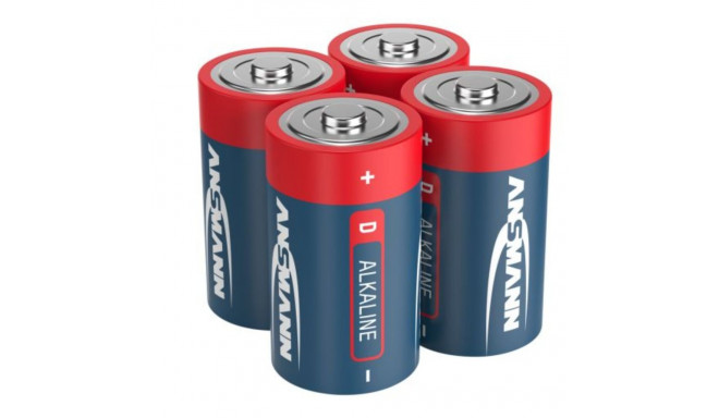 1x4 Ansmann Alkaline Mono D LR 20 red-line