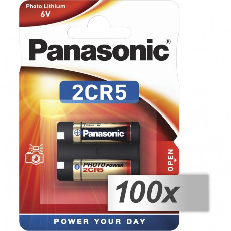 100x1 Panasonic Photo 2 CR 5 liitium VPE välimine karp