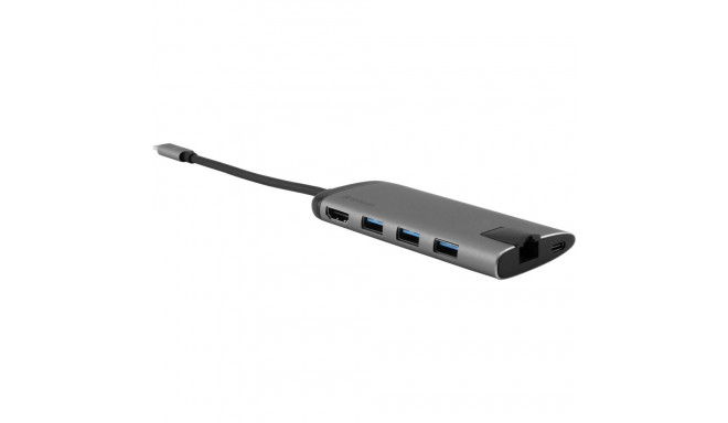 Verbatim USB-C multiport hub USB 3.0 HDMI Ethernet SD/microSD