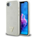 GUESS case for IPHONE 16e (SE 4 2025) compatible with MagSafe GUHMPSE4PGBTME (Grained PU Hot Stamp P