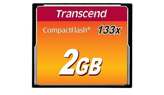 MEMORY COMPACT FLASH 2GB/MLC TS2GCF133 TRANSCEND