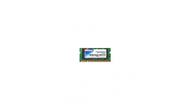 Patriot Signature Laptop Memory, SODIMM, DDR2, 2GB, 800MHz, CL6 (PSD22G8002S)