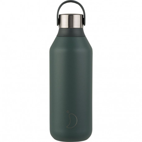 Chilly's Serie 2 thermos drinking bottle, Pine Green, 500 ml