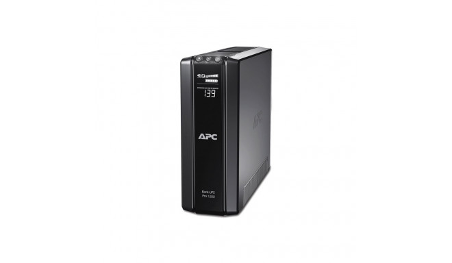 Schneider Electric APC Back-UPS Pro, Tower, 10x IEC C13 outlets, AVR, LCD, user-replaceable battery 