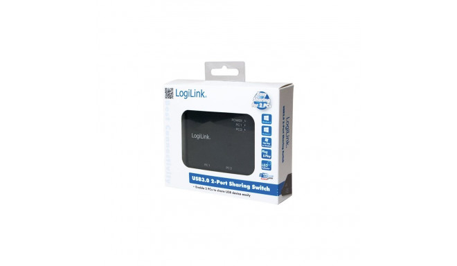 Logilink USB 3.0 lüliti 2-porti UA0216