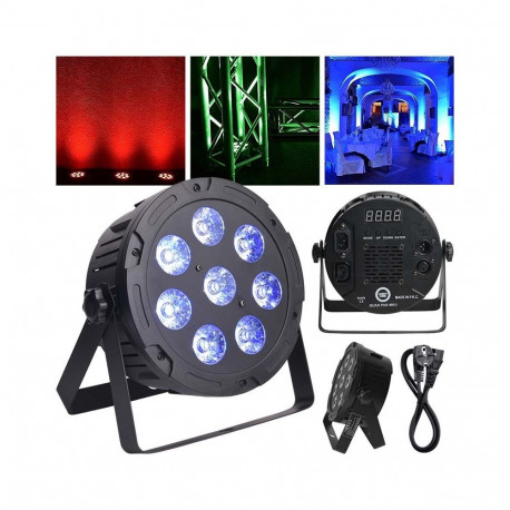 Light4me LED-prožektor QUAD PAR 8x10W MKII RGBW õhuke