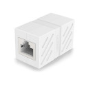 Ugreen RJ45 Vôrgustiku Keystone Jack Inline Coupler Naine Naise 1tk Valge