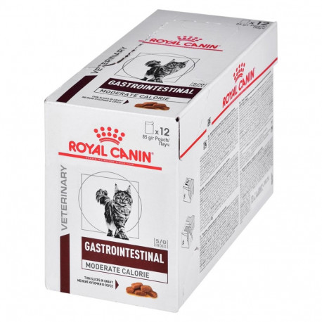 Cat Food - ROYAL CANIN Gastrointestinal Moderate Calorie 12 x 85g