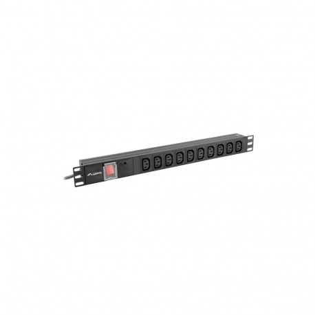 Power Strip - Lanberg 1u 10a 7x Iec C13 2m