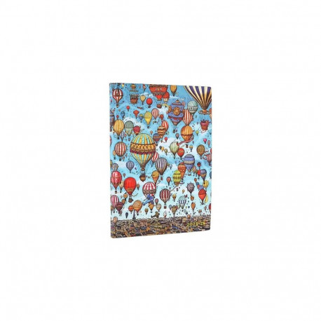 Raamatkalender 2026 18 kuud Paperblanks Balloon Festival Midi nädal horisontaalne