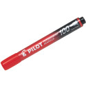 Marker permanent Pilot 100 - FINE 1 mm koonusotsaga - punane õlibaasil
