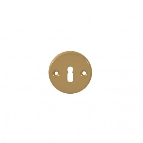 DOOR KEYHOLE CIRCLE STRAW-COLOUR 100