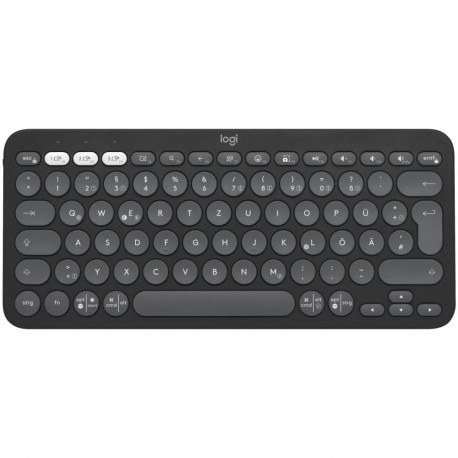 "Logitech K380 Pebble Keys2 Bluetooth black QWERTZ DE"