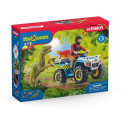 "Schleich Dinosaurs 41466 Flucht auf Quad vor Velociraptor"