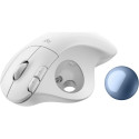 "Logitech ERGO M575S Wireless Trackball - Off White + Blue Ball"