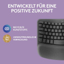 "Logitech Wave Keys wireless ergonomic keyboard - GRAPHITE - (DE) - 2.4GHZ/BT - N/A - CENTRAL-419 - 