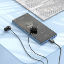HOCO wire earphones Type C with microphone M122 black