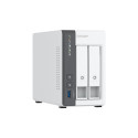 QNAP TS-216G NAS/storage server Tower Cortex-A Cortex-A55 4 GB HDD White