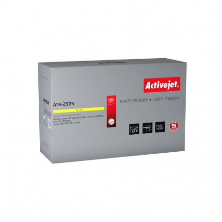 Activejet ATH-252N Toner (replacement for HP 504A CE252A, Canon CRG-723Y; Supreme; 7000 pages; yello