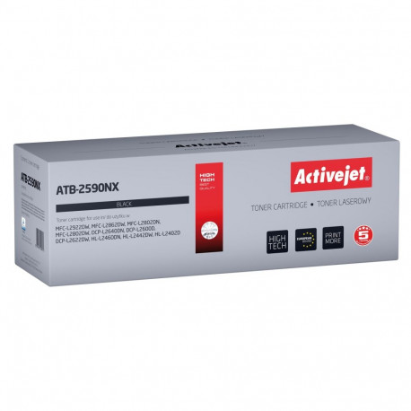 Activejet ATB-2590NX Toner for Brother printers; Replacement Brother TN2590XL; Supreme; 3000 pages; 