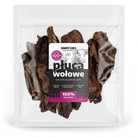 UNISZKI Beef lungs - dog treat - 500 g