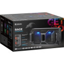 Defender Rage Stereo portable speaker Black 50 W