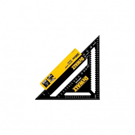 DeWALT joonlaud DWHT25228-0 300mm alumiiniumist, must, kollane