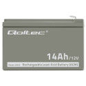 Qoltec 53045 AGM aku | 12V | 14Ah | max. 210A