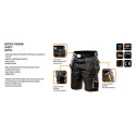 HD shorts, webbing strap, detachable pockets, size LD/54