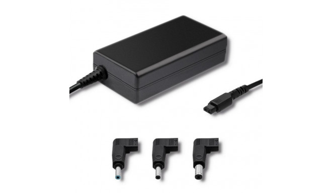 Qoltec 51758 toiteadapter/inverter Siseruumides 65 W Must