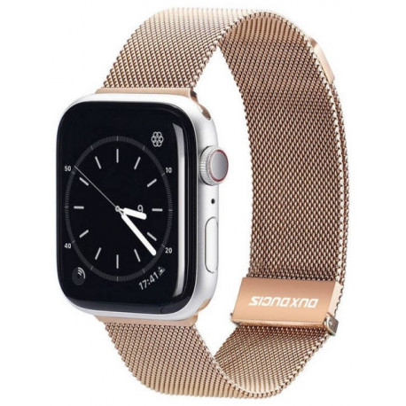 Dux Ducis kellarihm Milanese Apple Watch 38/40/41mm, kuldne