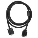 Savio CL-29 VGA kaabel 1.8 m VGA (D-Sub) Must