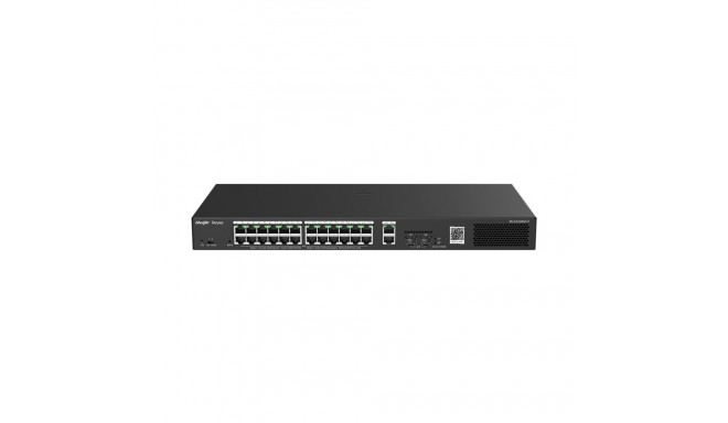 Ruijie RG-ES228GS-P 28-Port Gigabit Smart Cloud 4kV 56Gbps PoE+ Switch Black