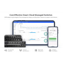Ruijie RG-ES228GS-P 28-Port Gigabit Smart Cloud 4kV 56Gbps PoE+ Switch Black