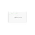 Ruijie RG-ES05G-L 5-Port 10/100/1000 Mbps 4kV 10Gbps Non-PoE Switch Valge