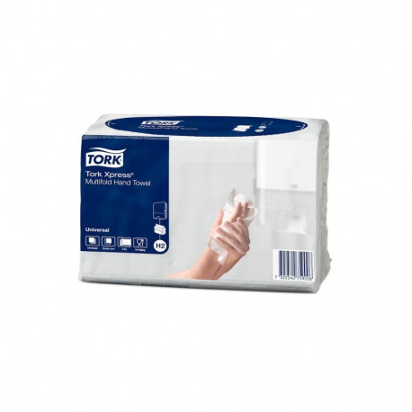 Lehträtik Tork H2 Xpress Soft Multifold Universal  z-fold 2-kihiline 190 lehte/kilepakis (lehe mõõt 