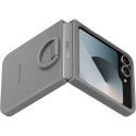 "Samsung Silicone Case with Ring fr Galaxy Z Flip6. Grau"