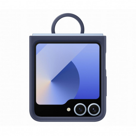 "Samsung Silicone Case with Ring fr Galaxy Z Flip6. Navy"